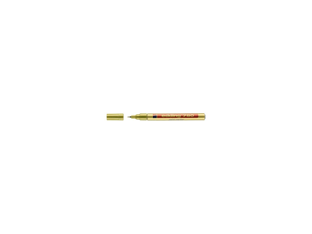 edding Lackmarker 780 4-780053 0,8mm Rundspitze permanent gold
