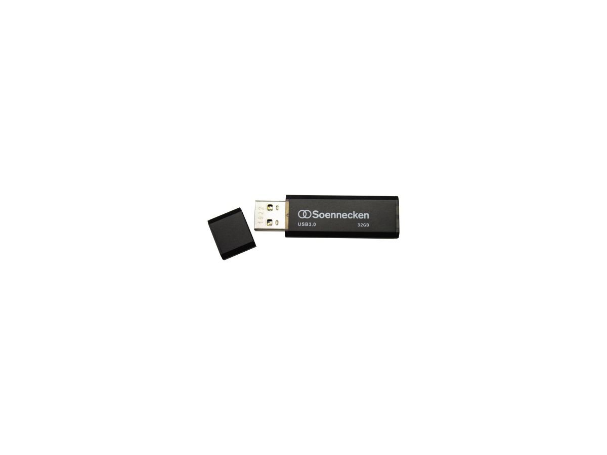 Soennecken USB-Stick 71618 3.0 32GB schwarz/silber