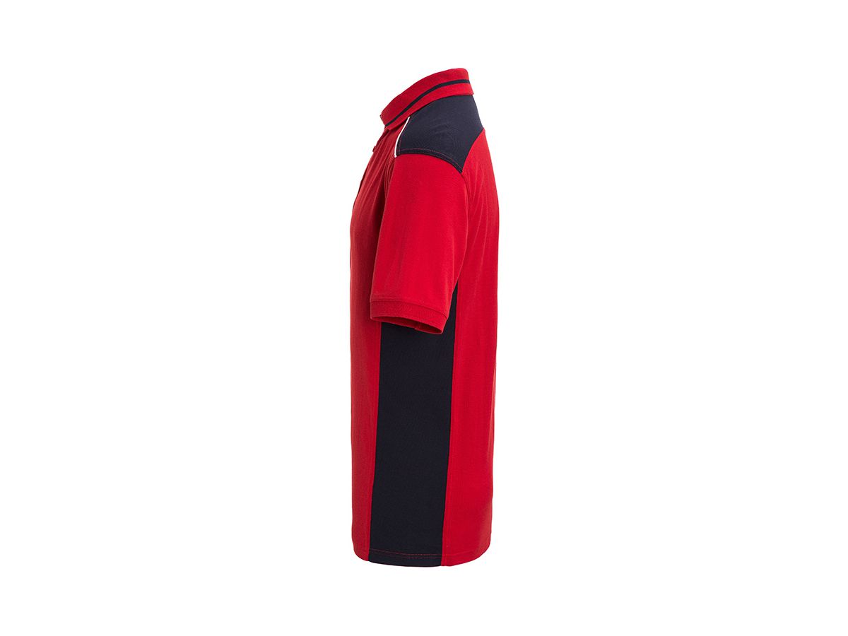 JN Men's Workwear Polo - COLOR - JN858 red/navy, Größe XS