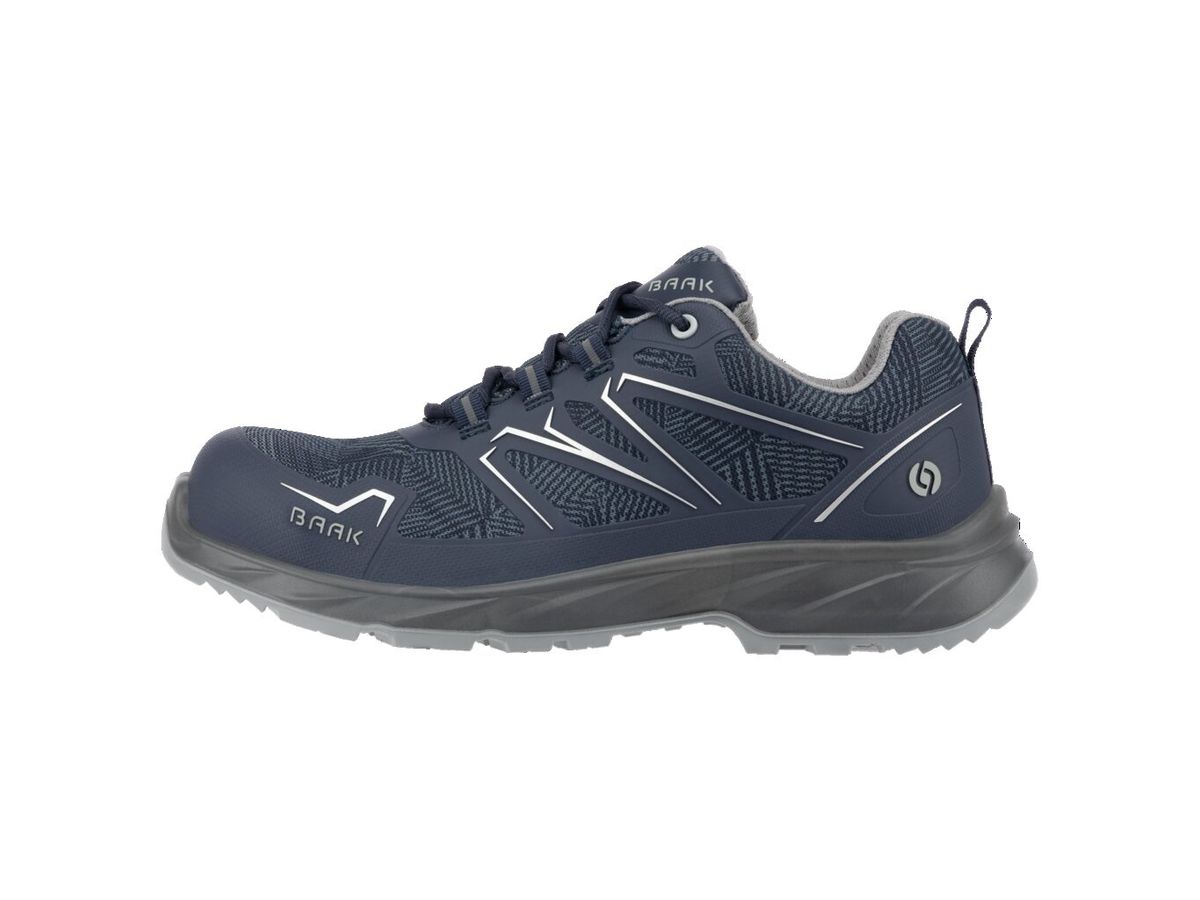 BAAK Sicherheits-Halbschuh Pepe Gr. 46 W11 S1PS ESD SR blau/grau