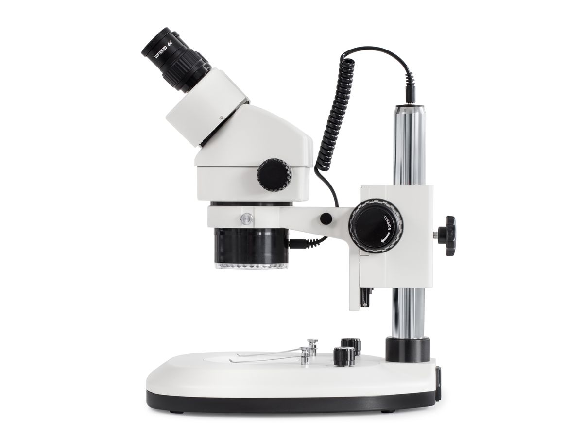 KERN Stereo-Zoom-Mikroskop OZL 465 0,7x - 4,5x 3W LED t./r.