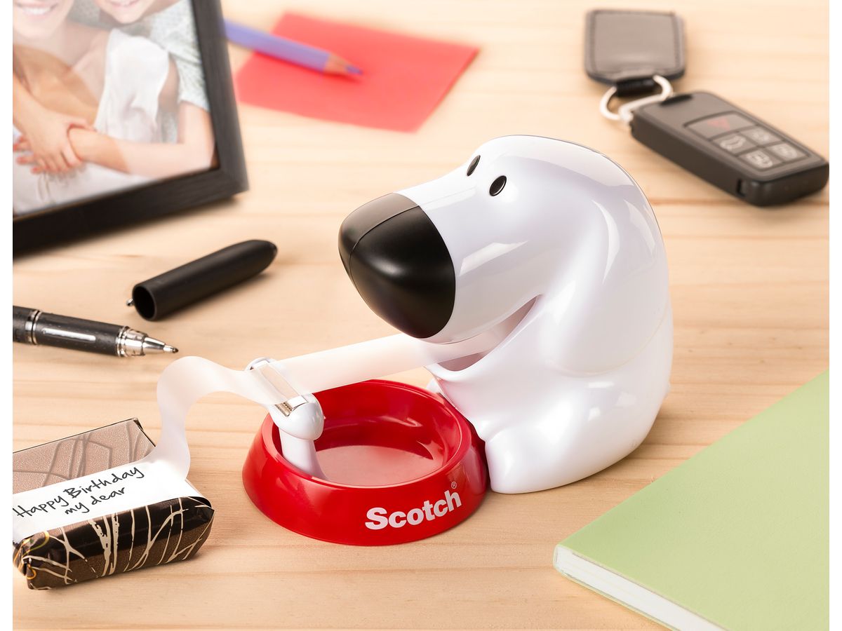 Scotch Tischabroller Dog Dog-810 +Klebefilm