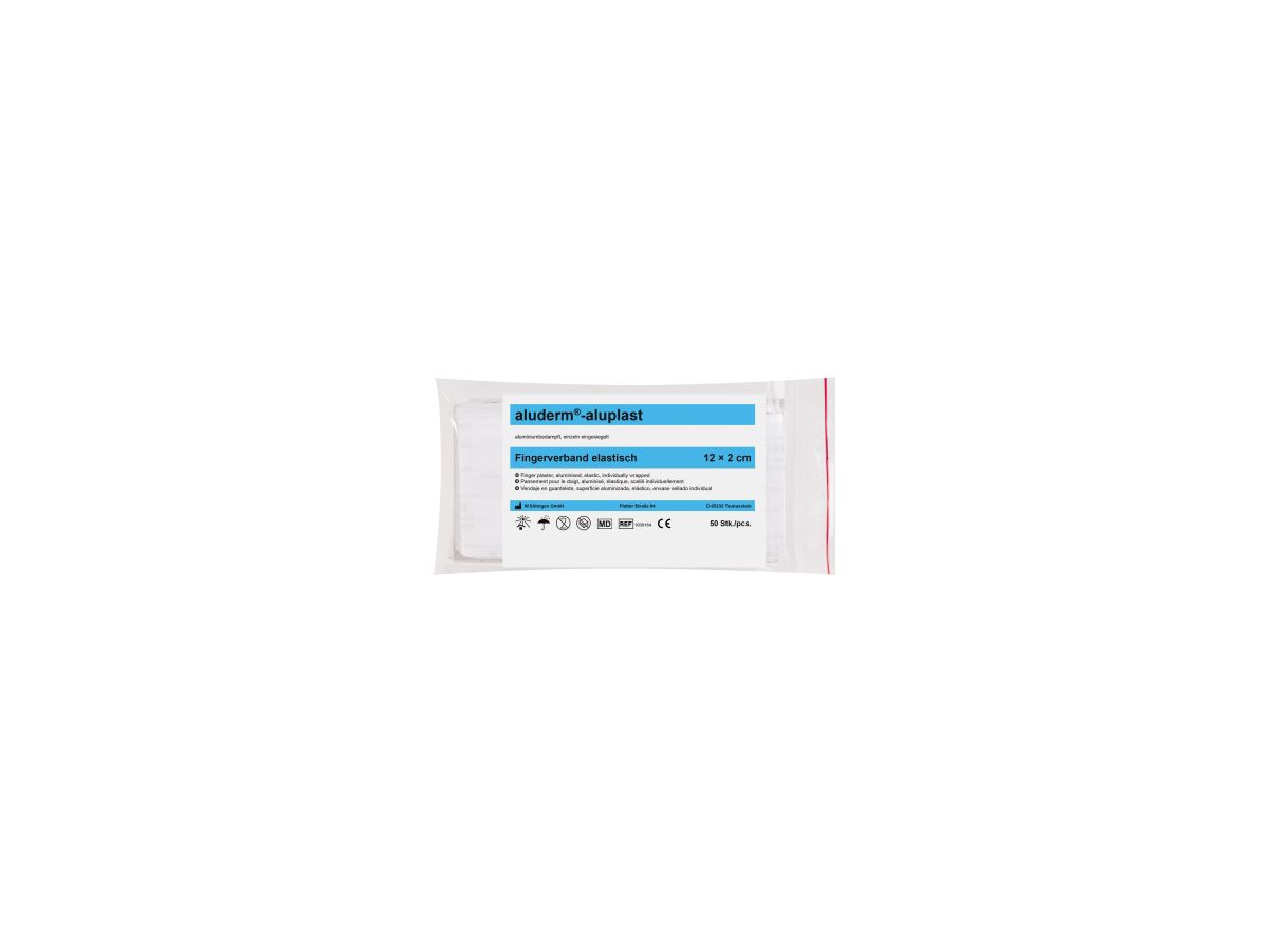 Söhngen aluderm®-aluplast elastisch Fingerverband 12x2cm (Pk á 50St) 1009164