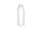 JN Round-Neck Zip JN352 100%BW, white, Größe XL