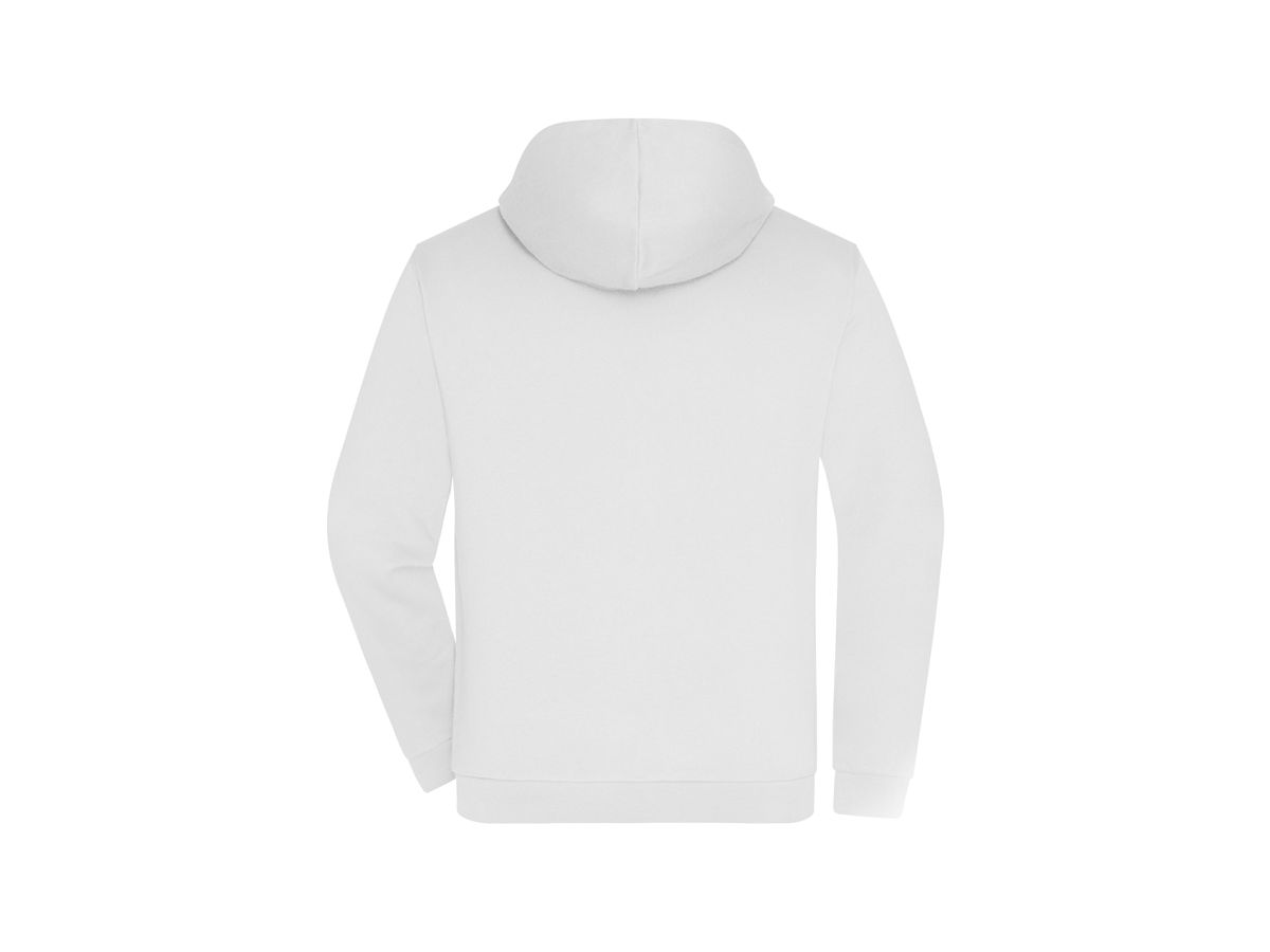 JN Promo Zip Hoody Men JN756 80%BW/20%PES white Gr. S