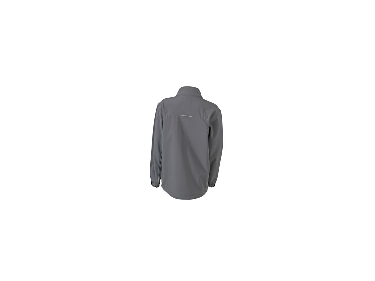 JN Softshell Jacket Junior JN135K 95%PES/5%EL, carbon, Größe M
