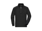 JN Sweatshirt mit Stehkragen JN895 black, Größe 4XL