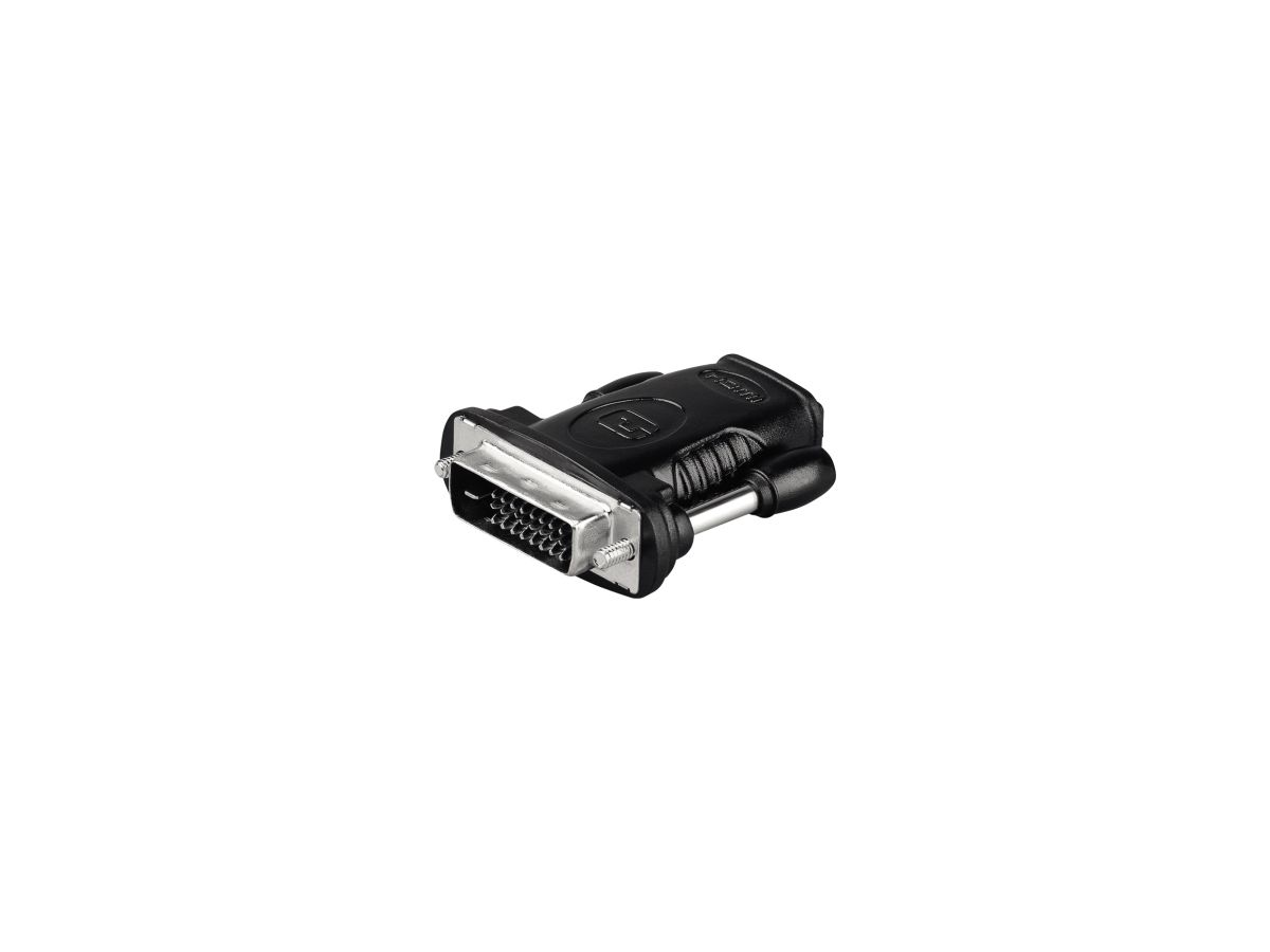 Goobay Adapter HDMI/DVI-D 68482 HDMI Buchse auf DVI-D Stecker