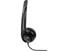 Logitech Headset 981-000406 H390 PC Stereo USB schwarz