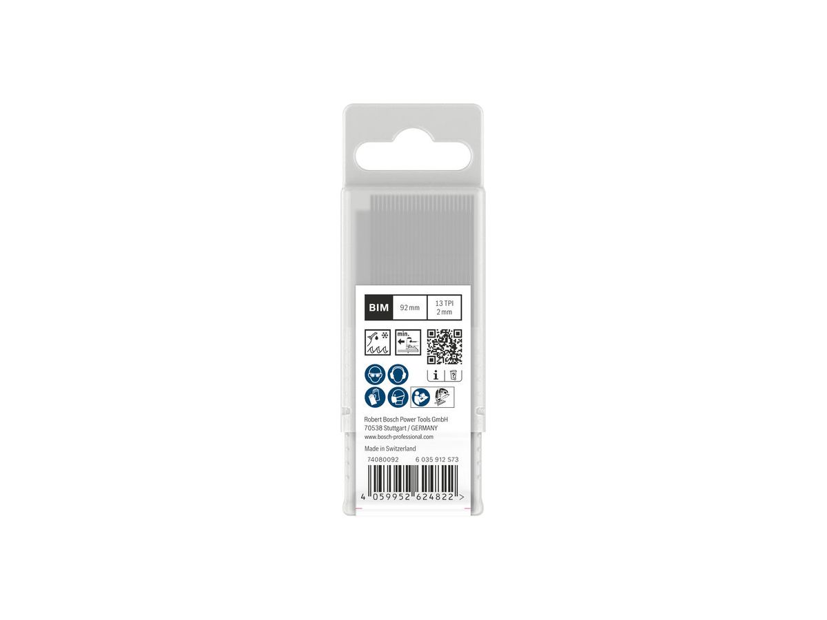 BOSCH Stichsägeblatt-Set PRO Metal thick T121BFC, 92 mm, 25-teilig