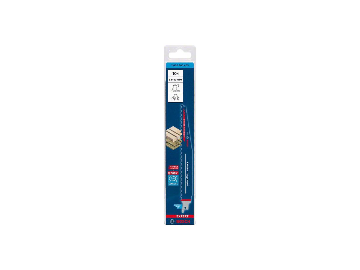 BOSCH Säbelsägeblatt S1142KHM EXPERT Tough Wood, VE 10