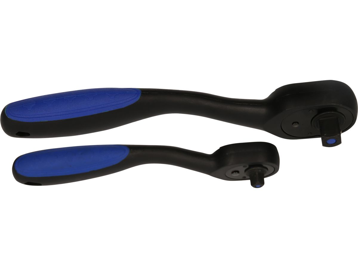 BRILLIANT TOOLS Umschaltknarren-Satz, 2-tlg., 1/4", 1/2"