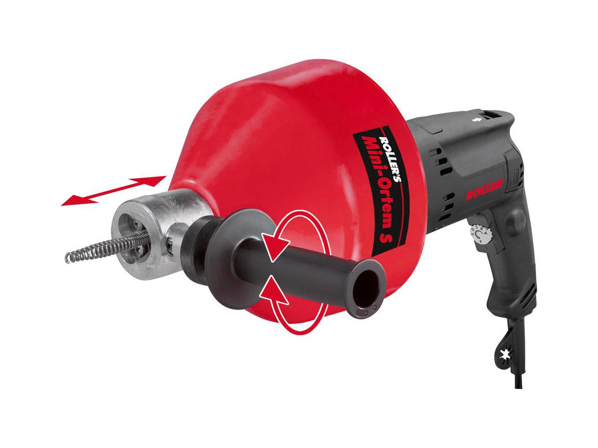 Rohrreinigungsgerät Mini-Ortem S    Roller