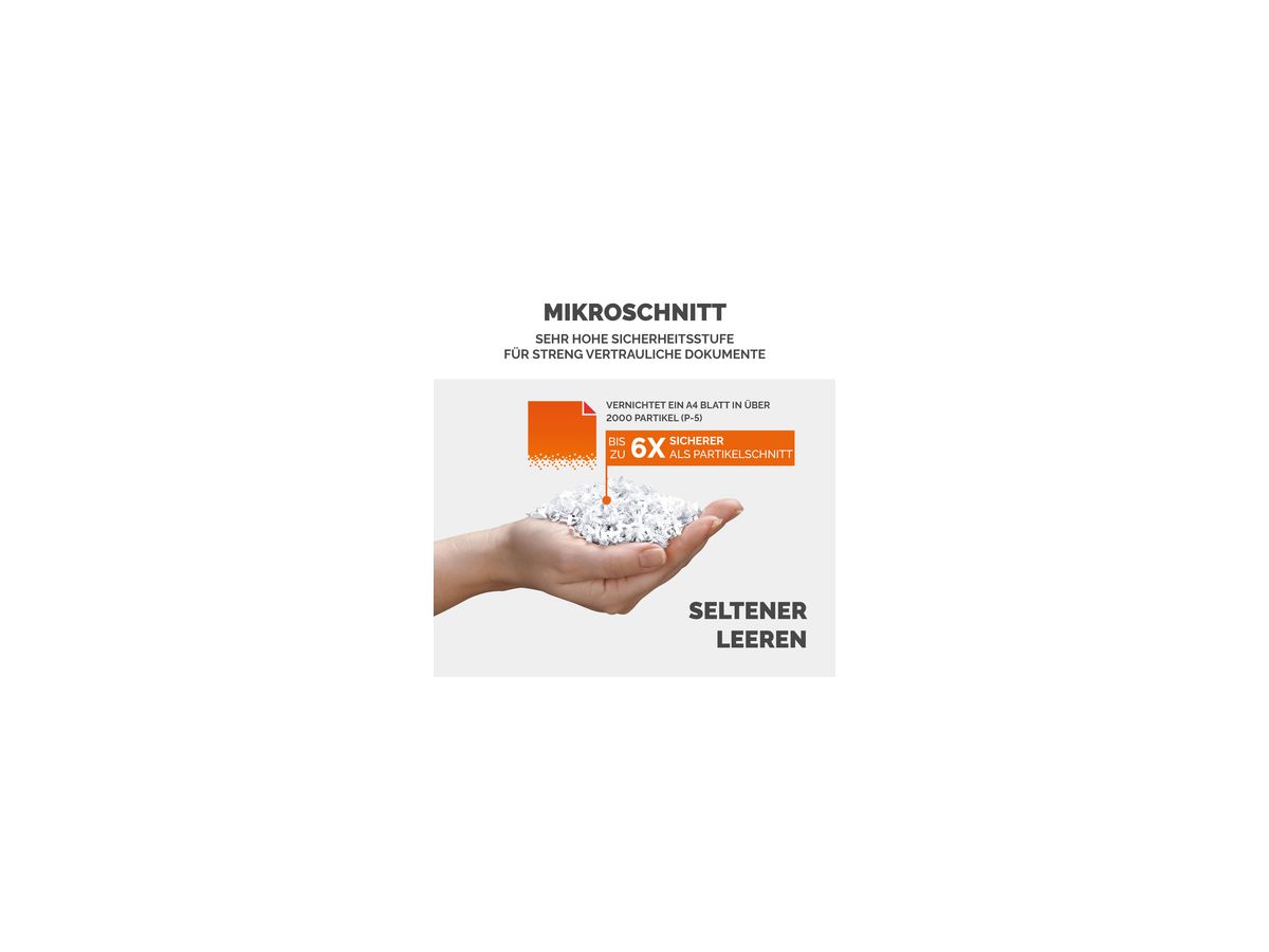 Fellowes Aktenvernichter AutoMax 200M 4656301 Partikel 2x14mm