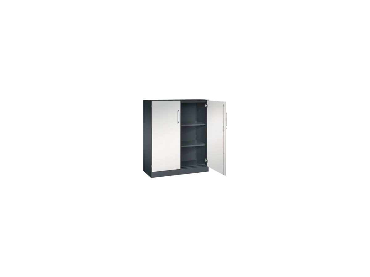 C+P Aktensideboard 141032000S10155 3OH 1310x1000x435mm sgr/lgr