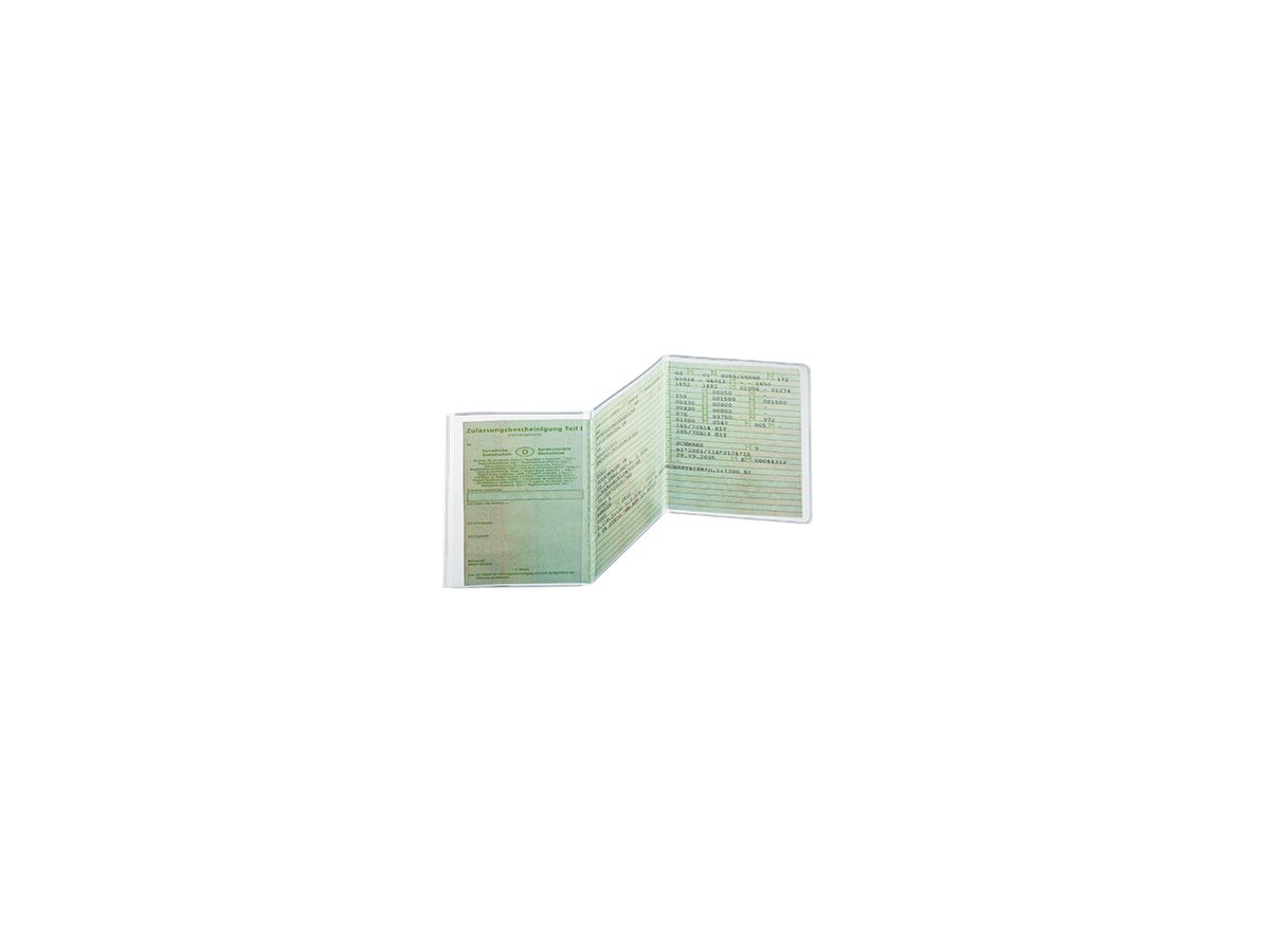 DURABLE Ausweishülle 214219 210x105mm Polypropylen transparent