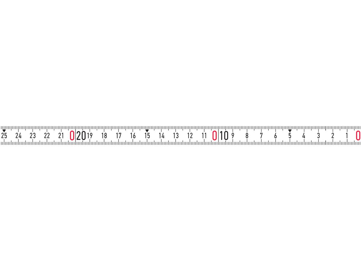 Bandmaß weiß 2mx13mm selbstklebend RNL-SK  BMI