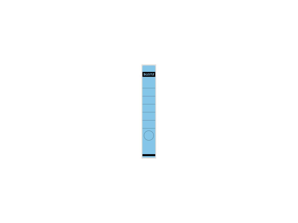 Leitz Ordneretikett 16480035 lang/schmal sk blau 10 St./Pack.