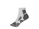 JN Sport Sneaker Socks JN214 white/white, Größe 42-44