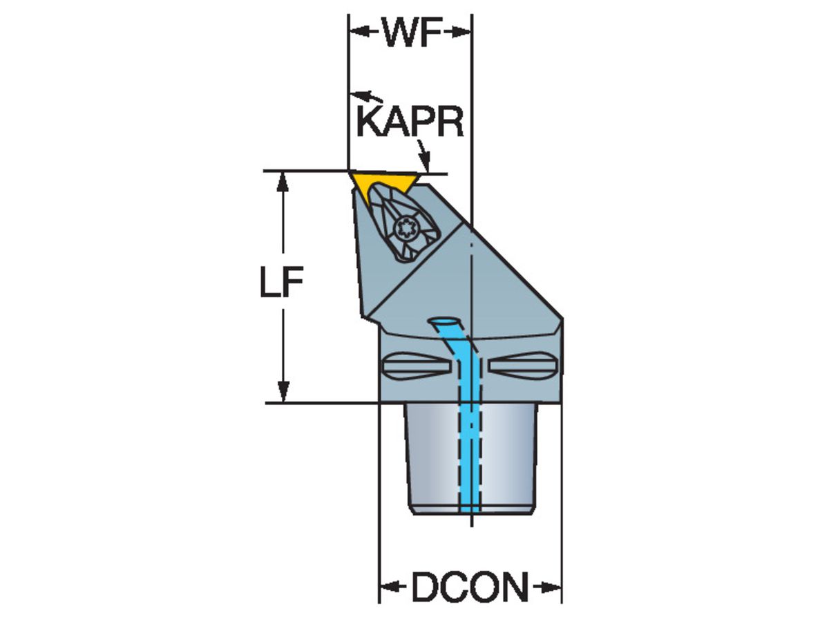 COROMANT T-Max P Schneidwerkzeug zum Drehen C5-DTFNL-35060-16