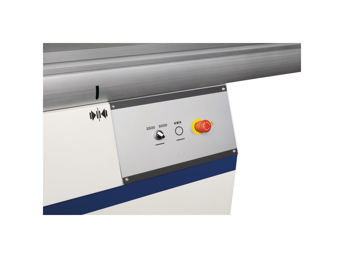 2 Sägeblattgeschwindigkeiten 3500/5000 U/min für si x UP