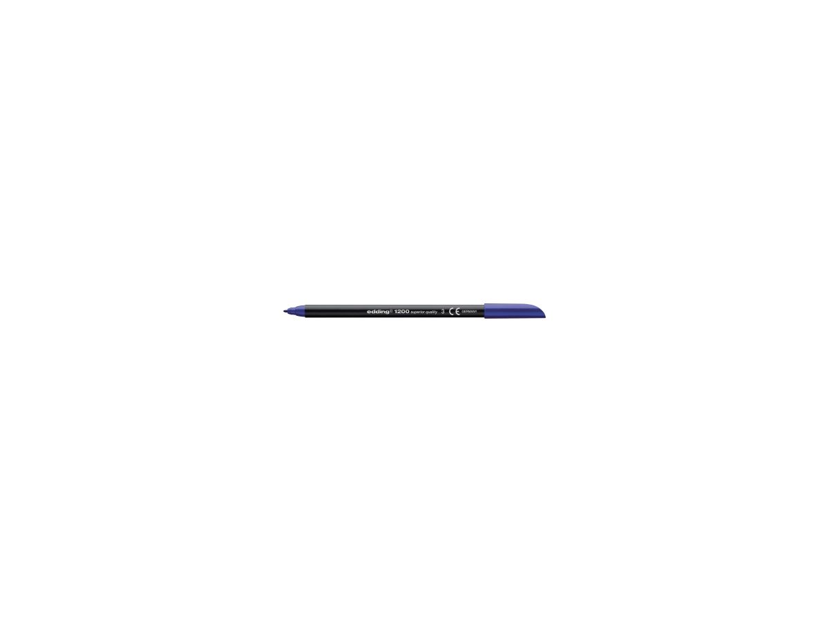 edding Faserschreiber 1200 color pen 4-1200003 0,5-1mm blau