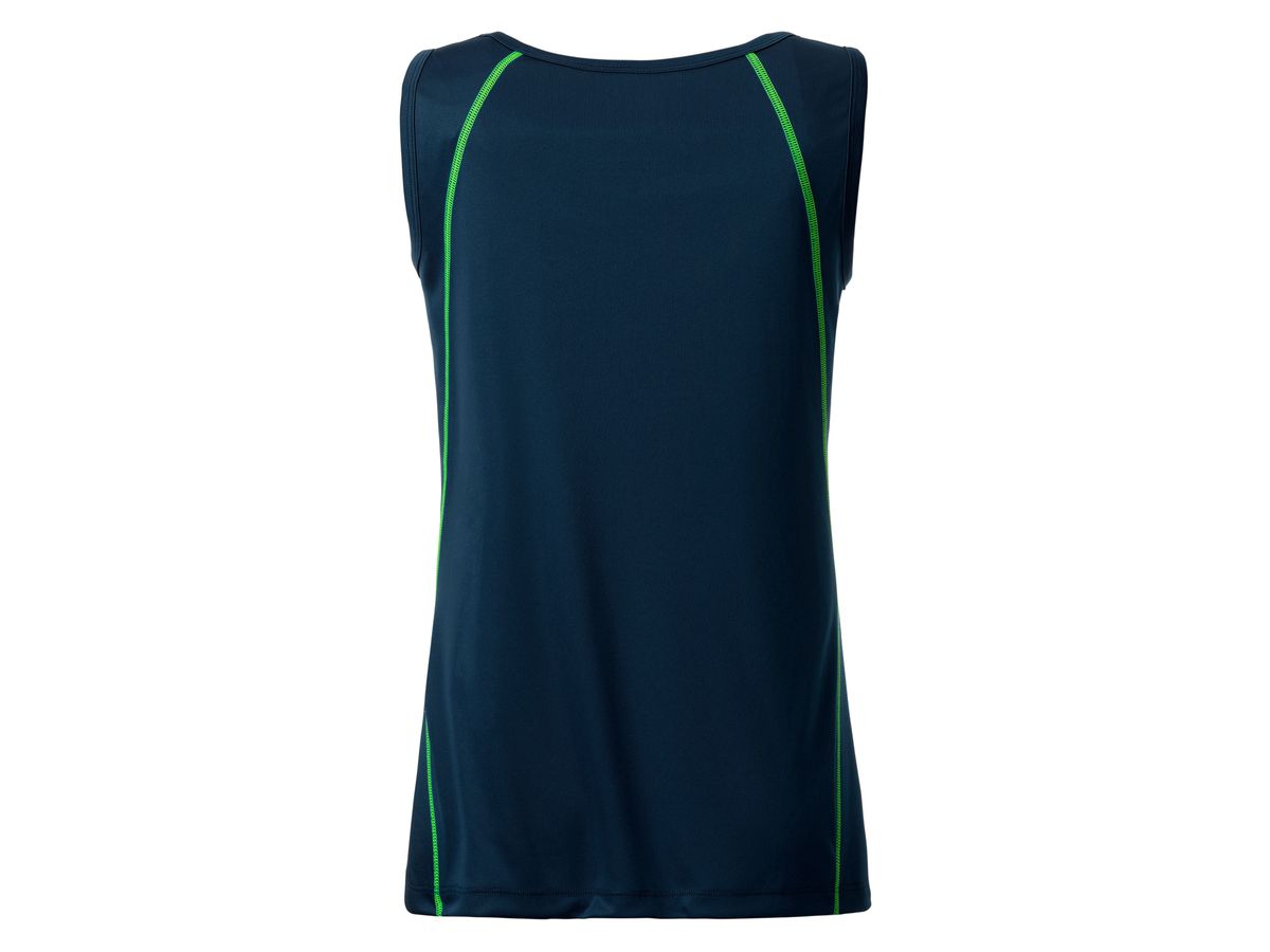 JN Ladies' Sports Tanktop JN493 navy/bright-yellow, Größe S