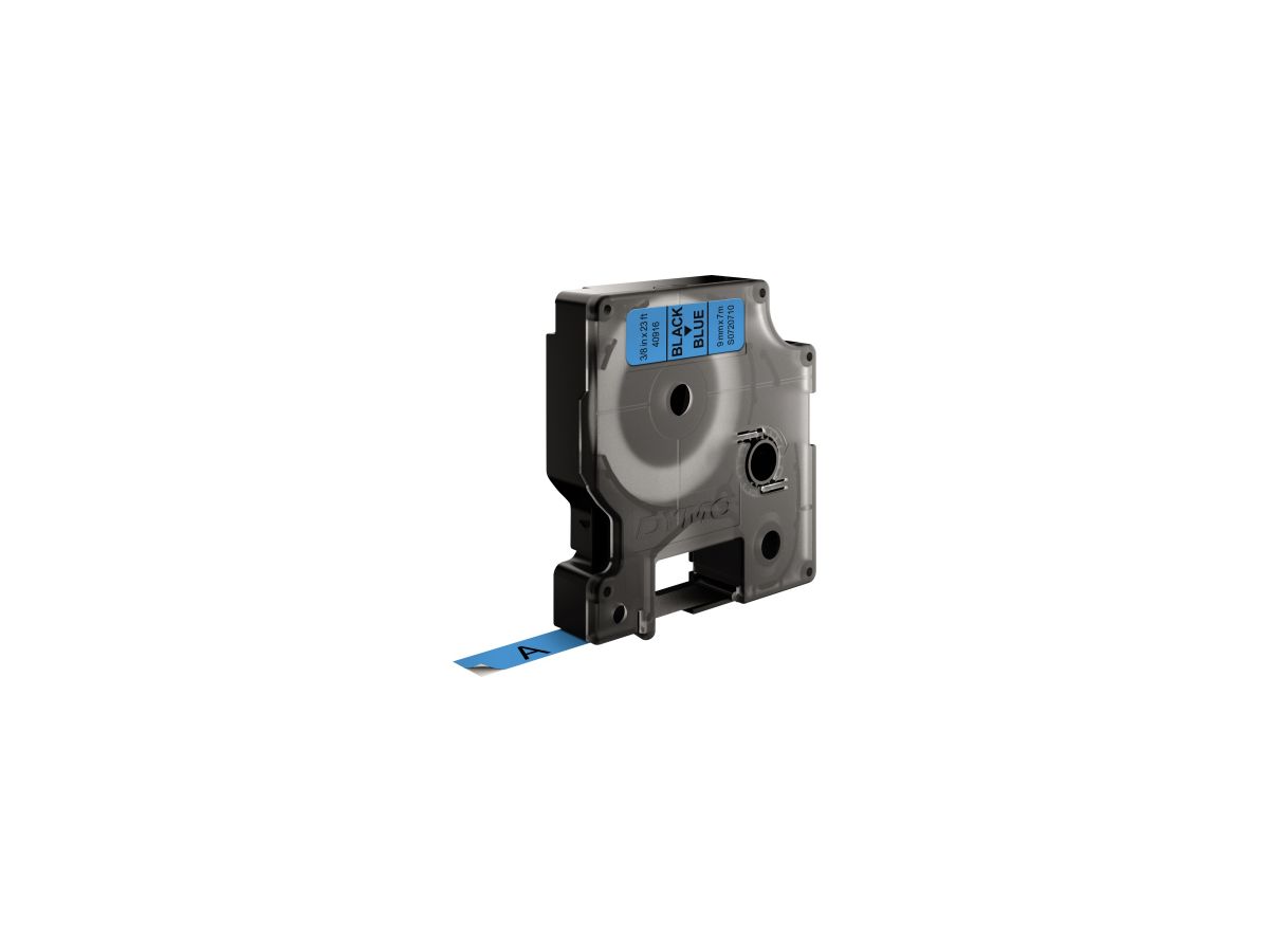DYMO D1 Schriftband 9mm/7m schwarz/blau S0720710
