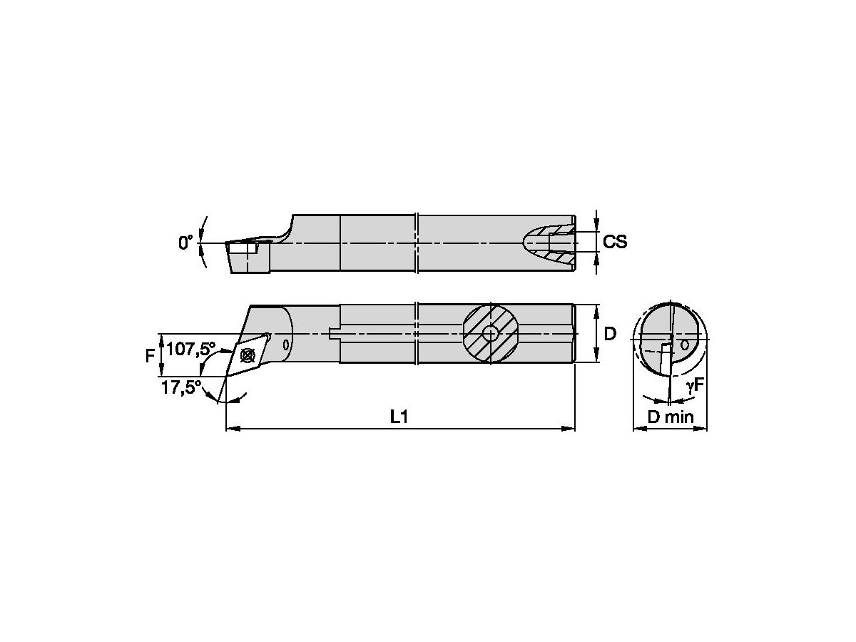 KENNAMETAL Aufschraubbar S-Klemmung Für