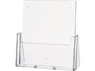 helit Prospekthalter H2352302 DIN A4 1Fach glasklar