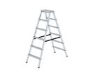 MUNK ML Aluminium-Stufenstehleiter beidseitig 2x6 Stufen