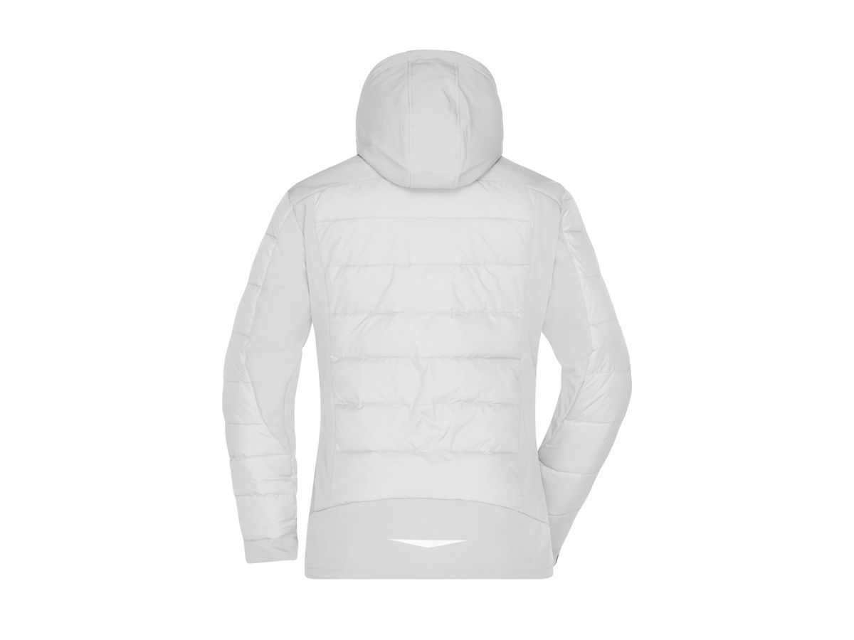 JN Ladies Outdoor Hybrid Jacket JN1049 95%PES/5%EL, white, Größe M