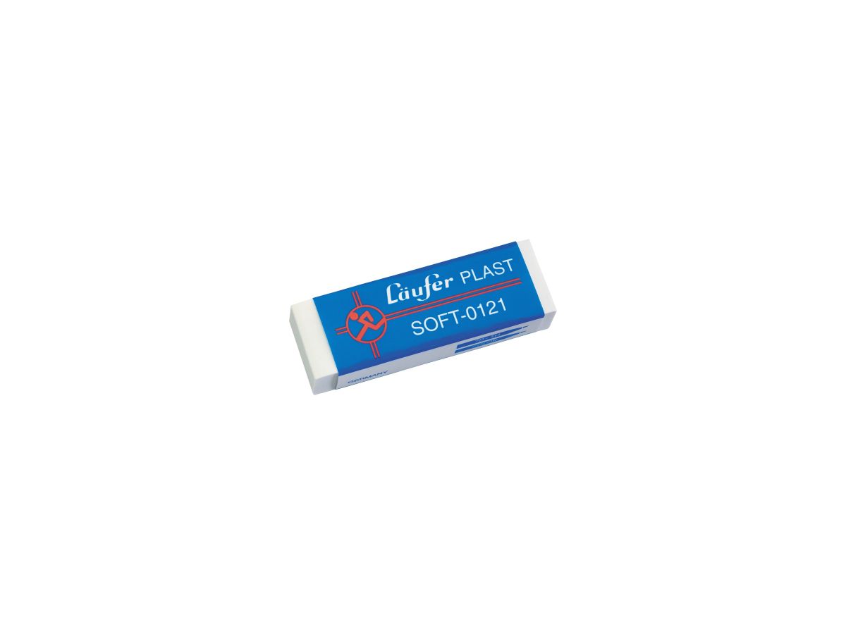 Läufer Radierer Plast Soft 01210 65x21x12mm