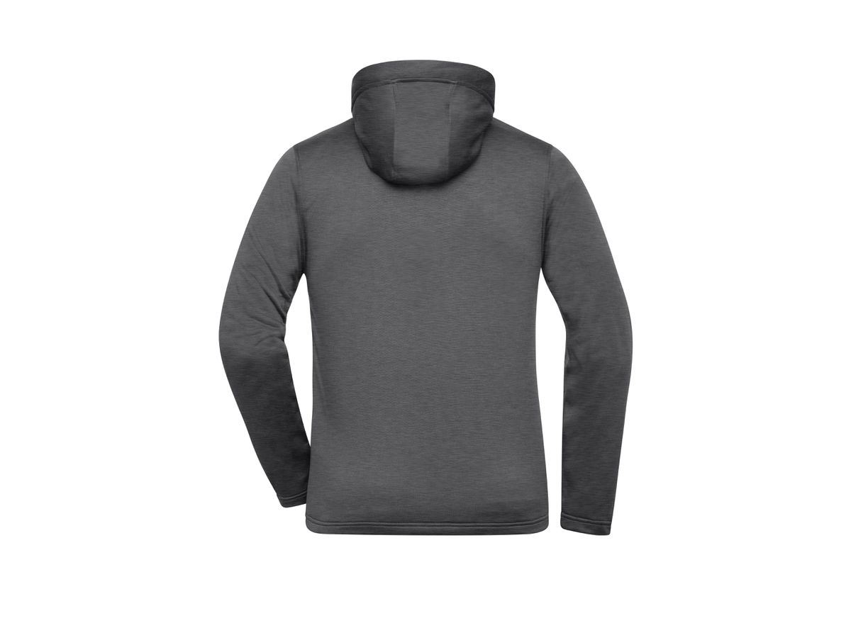 JN Men's Sports Zip Hoody JN532 dark-melange, Größe L
