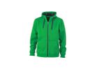 JN Mens Doubleface Jacket JN355 55%PES/45%BW, fern-green/graphite, Gr. M