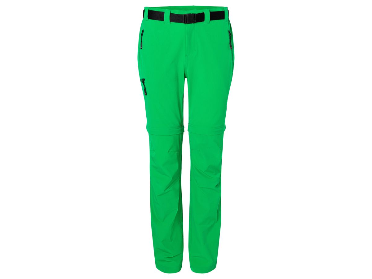 JN Ladies' Zip-Off Trekking Pants JN1201 fern-green, Größe L