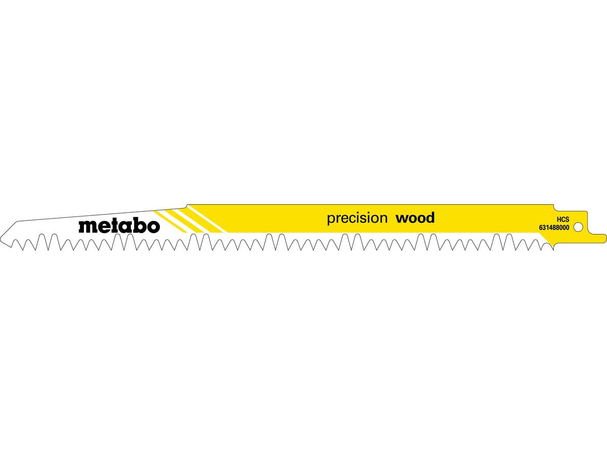 METABO Säbelsägeblatt Precision Wood HCS 240/5.0 mm/5T S1531L VE 25