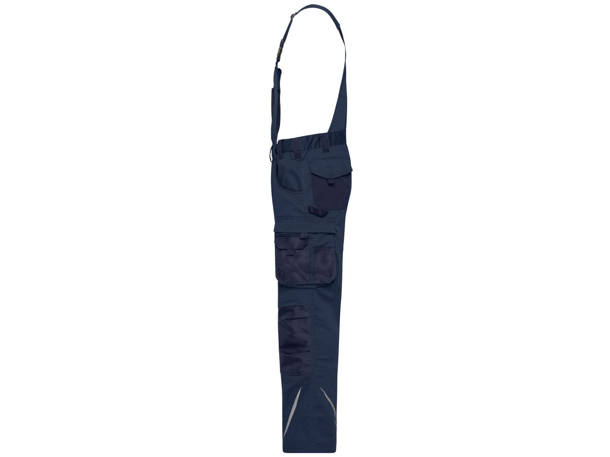 JN Workwear Pants with Bib JN1833 navy/navy Gr. 25