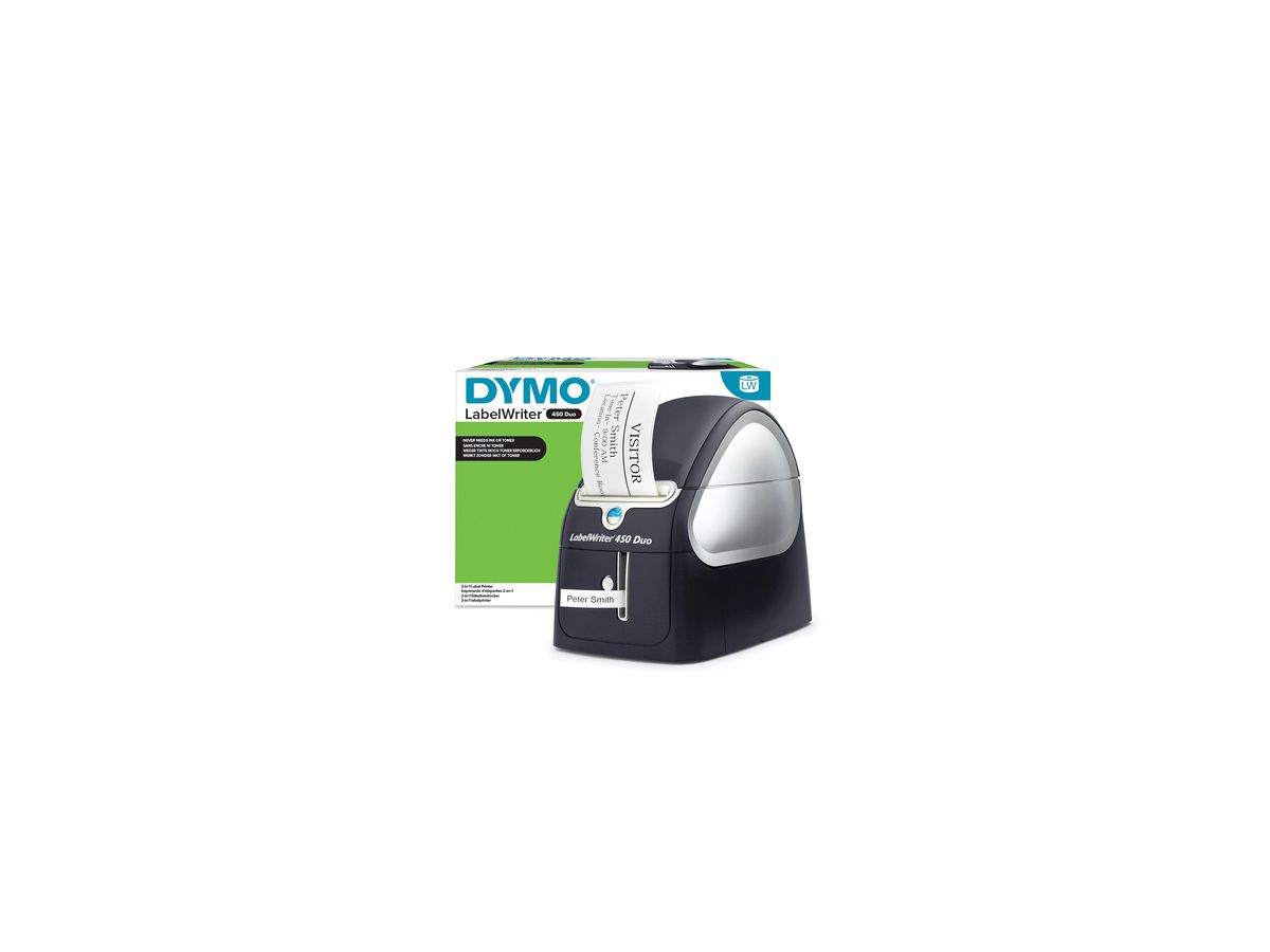 DYMO Etikettendrucker LabelWriter 450 Duo S0838920 schwarz