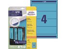 Avery Zweckform Ordneretikett L4767-20 61x192mm bl 80 St./Pack.