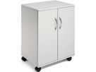 DURABLE Multifunktionswagen 74/53 311510 2Türen 3Fächer fahrbar grau