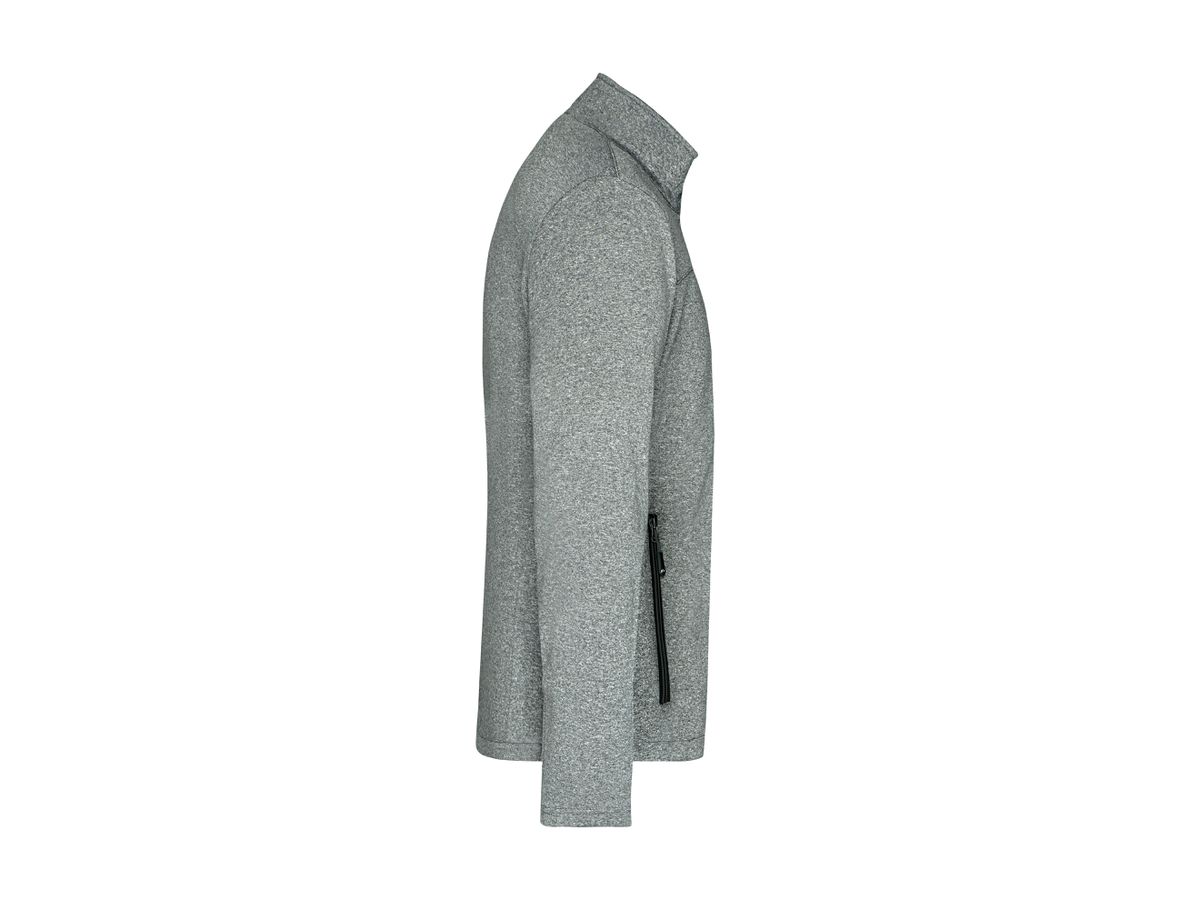Men's Softshell Jacket JN1148 Fb. dark-melange/black, Gr. L