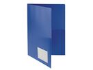FolderSys Broschürenmappe 10008-40 DIN A4 PP Klarsichttasche blau
