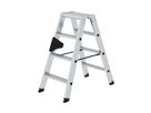 MUNK Aluminium-Stufen-Stehleiter Beidseitig 2x4 Stufen 40208