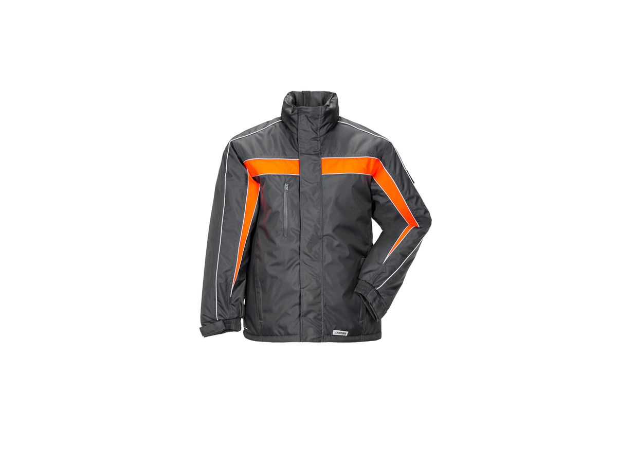 PLANAM "Cosmic" Jacke atmungsaktiv wasserdicht, anthrazit/orange, Gr. XXL
