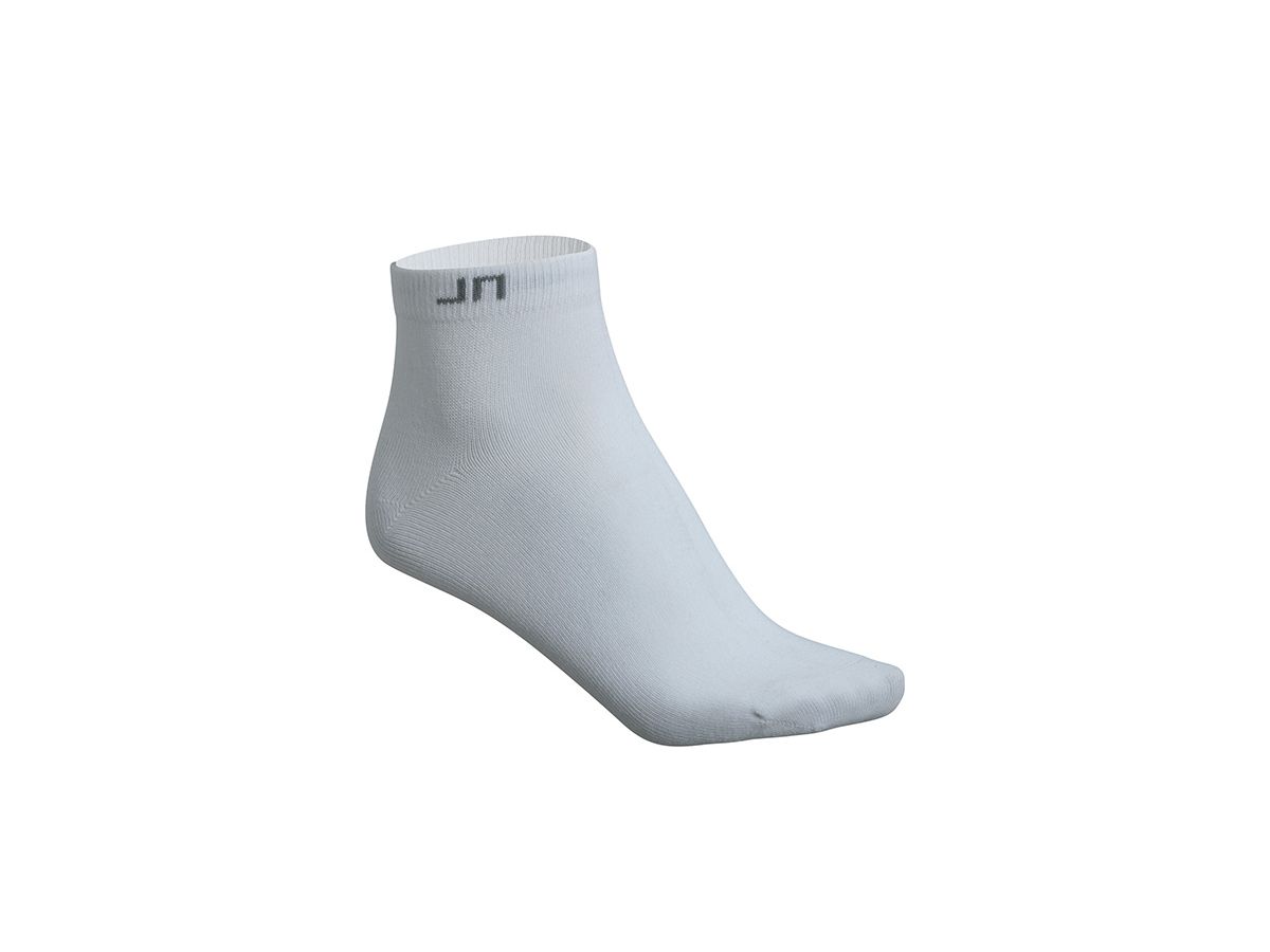 JN Function Sneaker Socks JN206 40%PES/40%BW/17%PA/3%EL, white, Gr 42-44