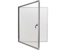 magnetoplan Schaukasten SP 1215000 61x75cm 4xDIN A4 Aluminium ws