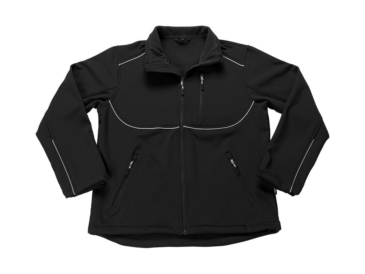 MASCOT Tampa Soft Shell Jacke mit Stretch,100% Pol., schwarz,Gr. XS