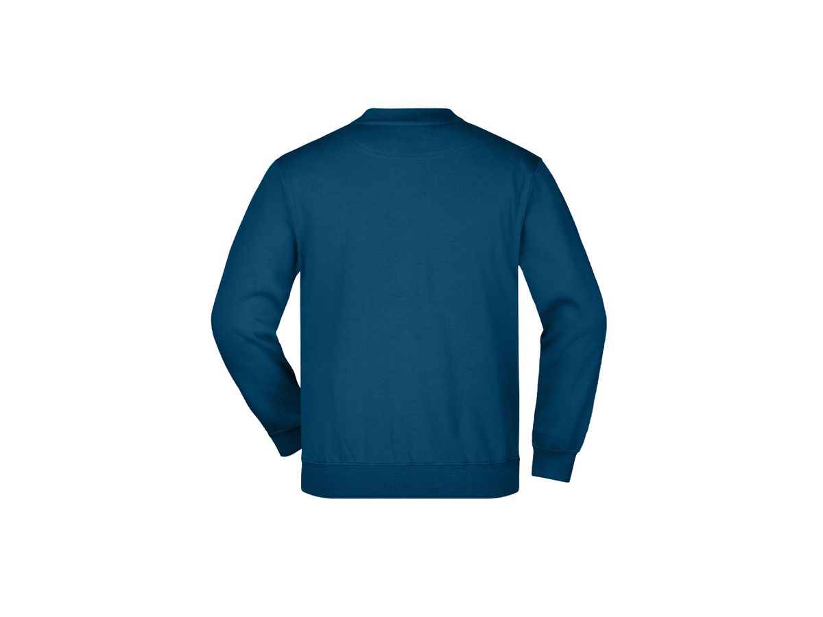 JN Round-Sweat Heavy Junior JN040K 80%BW/20%PES, petrol, Größe L