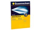 Soennecken Briefblock 2312 DIN A5 70g kariert 50Blatt weiß